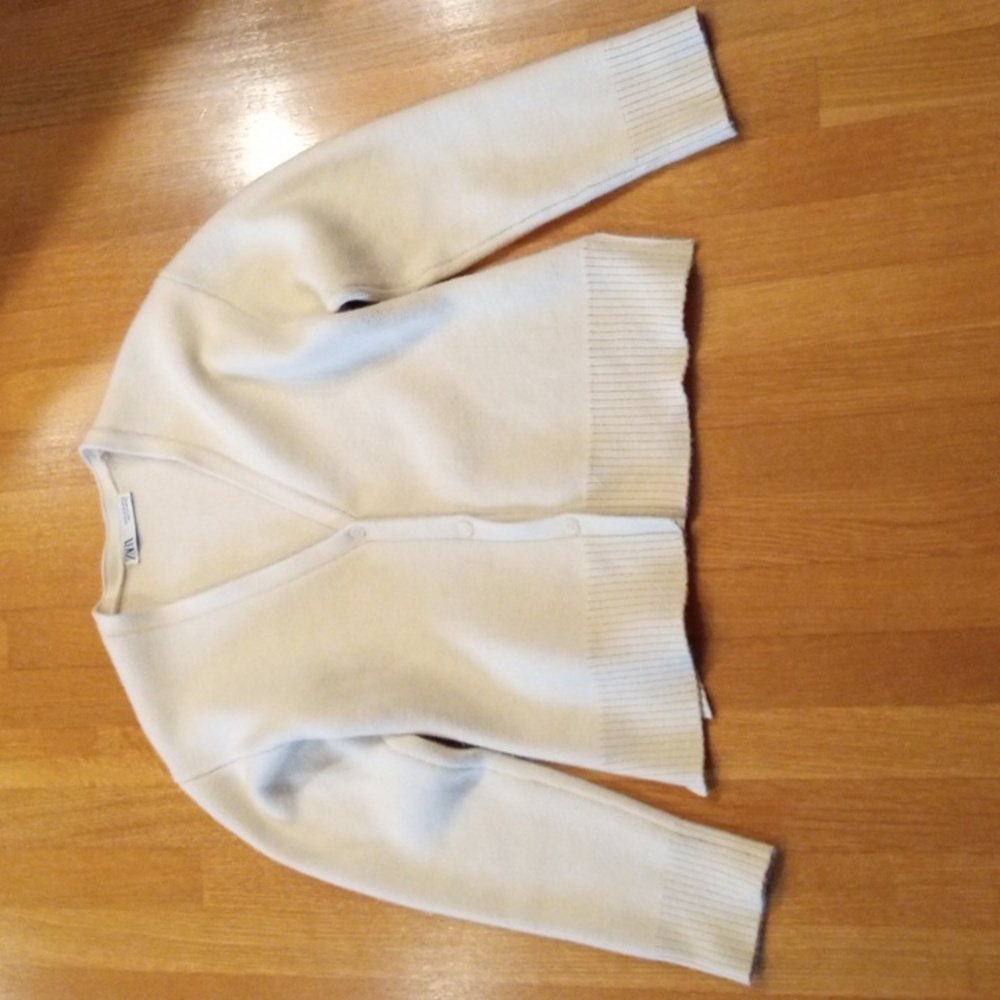 Zara Button Down Cardigan Women's Sweater Medium